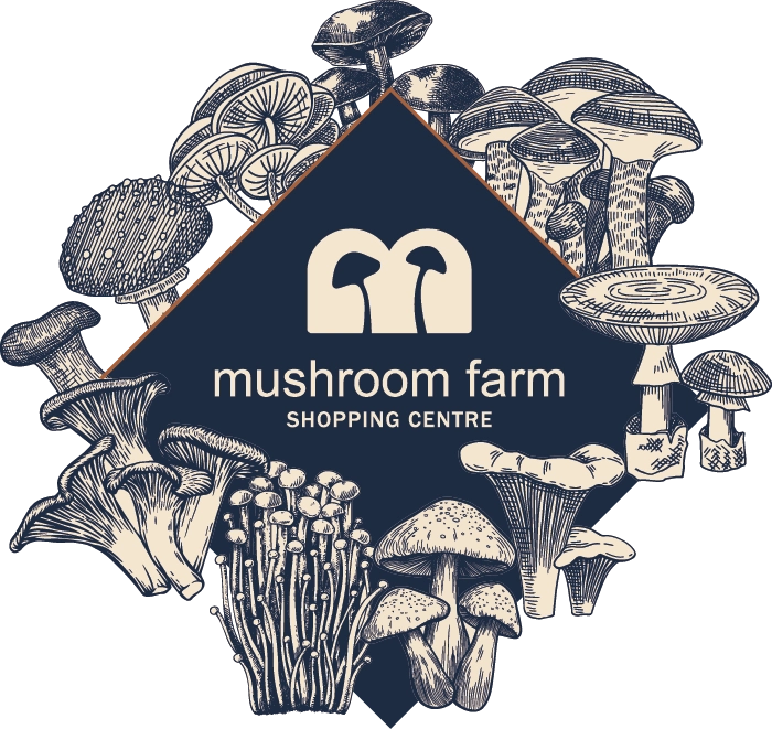 Mushroom Farm Hero Slider logo creative