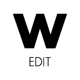 W Edit logo